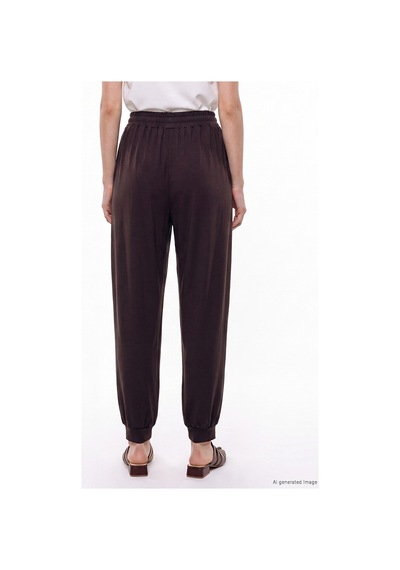 Lcw Modest Kahverengi Soft Touch Kadın Jogger Eşofman Altı