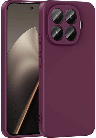 Xiaomi 15t Pro Kılıf Zore Mara Lansman Kapak Koyu Mor