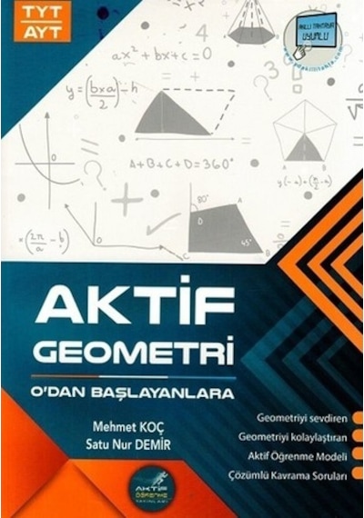 2022 TYT AYT Geometri 0 dan Başlayanlara -  Aktif Öğrenme Yayınları