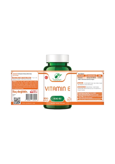Yurdavit E Vitamini 400 IU 100 Softgel