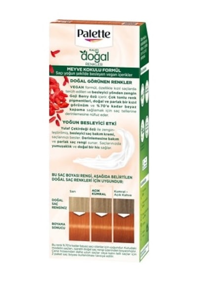 Tarçın Bakır Renkli Saç Boyası, Goji Berry Özlü