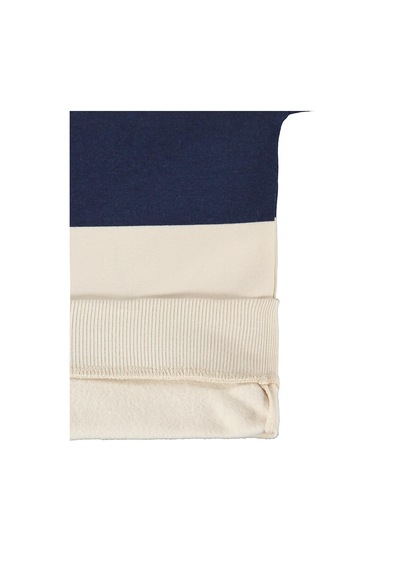 Civil Boys Kalın Çizgili Basic 10-13 Yaş Sweatshirt - Lacivert