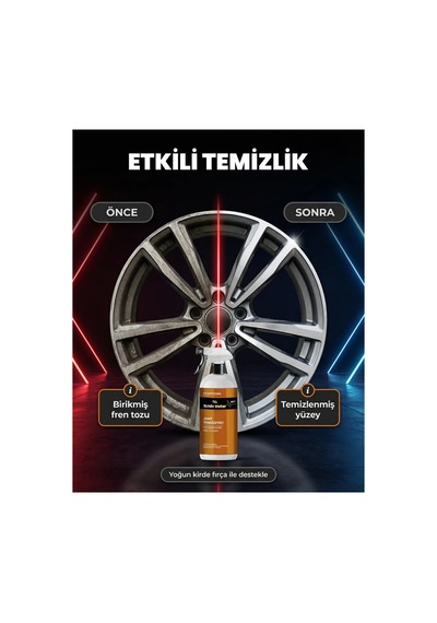 Araç Oto Jant Temizleyici Sprey 500ml Raptor