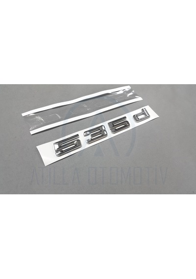 BMW 5 SERİSİ E60 F10 F11 535D BAGAJ YAZISI KROM