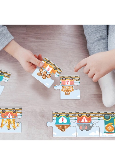 Arnas Toys 5234 Learning Numbers Tren Puzzle 10 Parça Sayılar Kar
