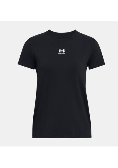 Under Armour Rival Core Short Sleeve Kadın T-shirt-31804 Siyah