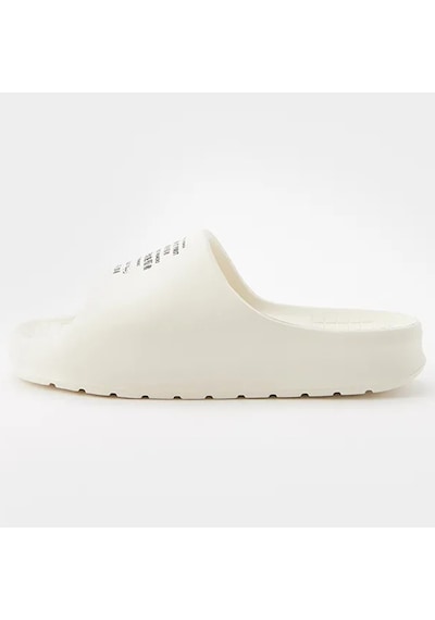 Lacoste Serve Slide 2.0 Unisex Terlik Krem Bej