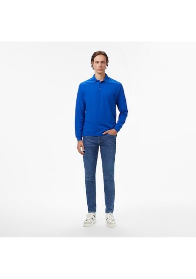Nautica Classic Fit Uzun Kollu Polo Yaka Erkek Mavi T-shirt 026 K57351t Mavi