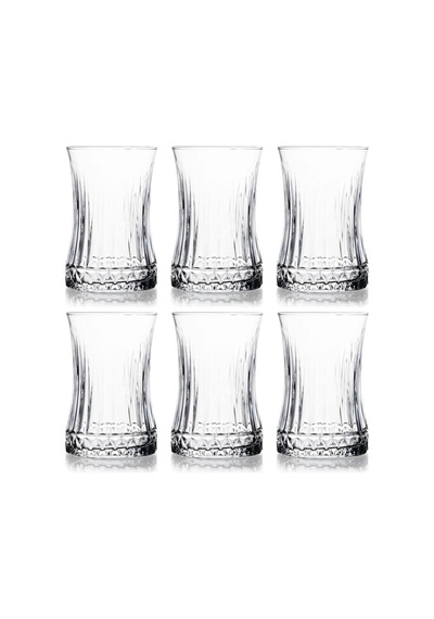 6 Lı Kristal Desenli Cam Çay Bardağı Seti 160 Ml İnce Belli Modern Tasarım Isıya Dayanıklı Cam Bardak Şık Ve Zarif Sunum İçin Çay Ve Kahve Bardağı çok renkli