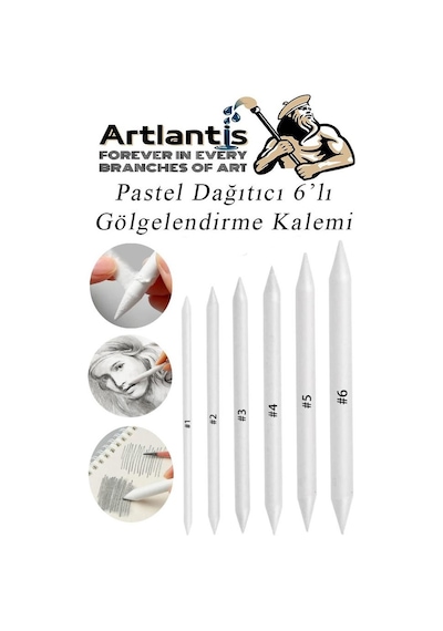 Karakalem Seti 13 Parça 1 Paket Gölgelendirme Kalemi Hamur Silgi Dereceli Kalem Kaynaştırma Kalemi Kara Kalem Dağıtıcı Kalem Kağıt Kalem