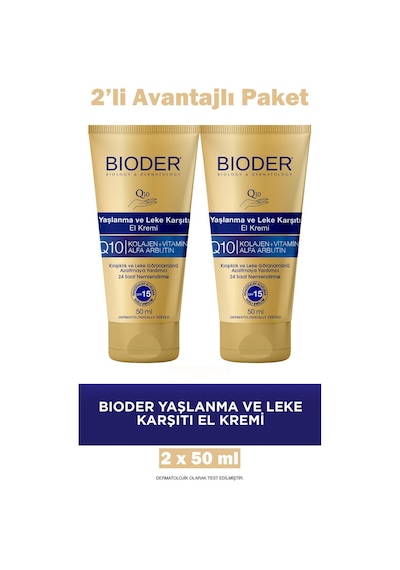 Bioder Leke Ve El Kremi 50 Ml 2 Adet