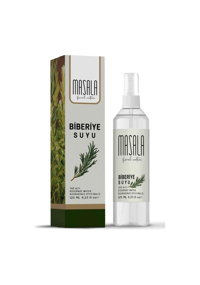 Masala Biberiye Suyu 125 Ml - Rosemary Floral Water -biberiye Suyu Sebum Ve Yağ Dengeleyici Hidrosol Sku: Smg8690010425768