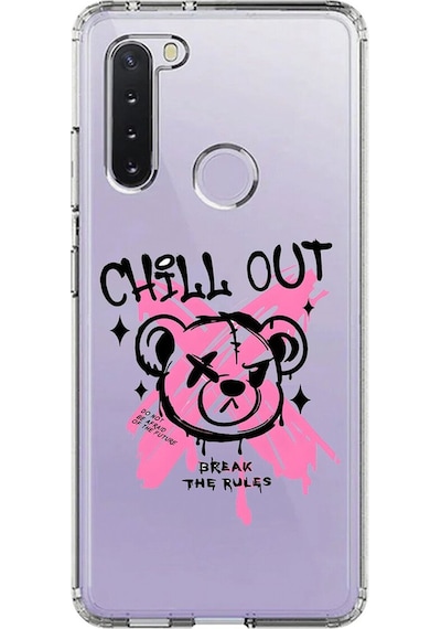 Samsung Galaxy A21 Uyumlu Şeffaf Kılıf Graffiti 6 Tasarımlı