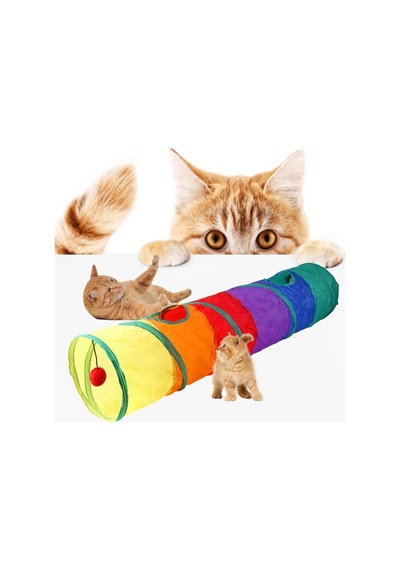 Pribor Kedi Oyun Tüneli Düz Model 120 Cm