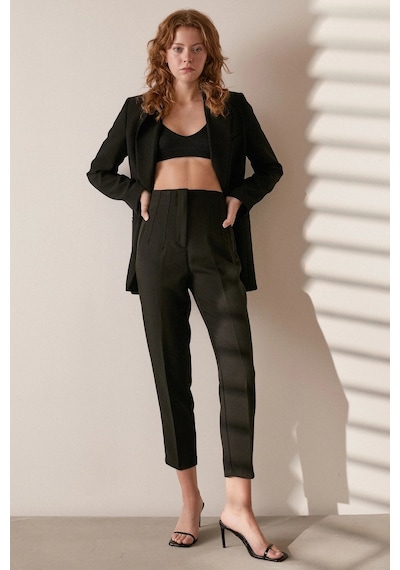 Never More Skinny Kumaş Pantolon Siyah