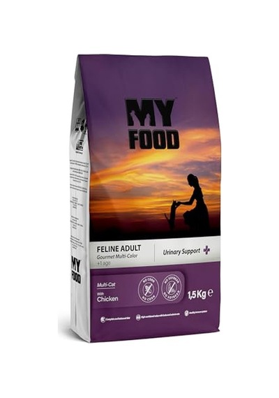 Myfood Urinary Support Gurme Yetişkin Kedi Sı 1,5 Kg 100 G