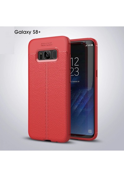 Ally Galaxy Uyumlu S8 Plus Litchi Tam Koruma Soft Silikon Kılıf- 5775 Siyah