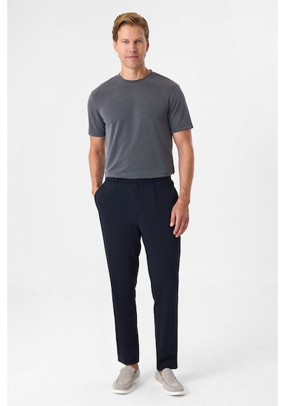 Back And Bond Lacivert Slim Fit Örme Jogger Pantolon Çok Renkli