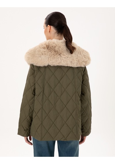 Pierre Cardin Kadın Haki Mont 50290325-vr027 Haki