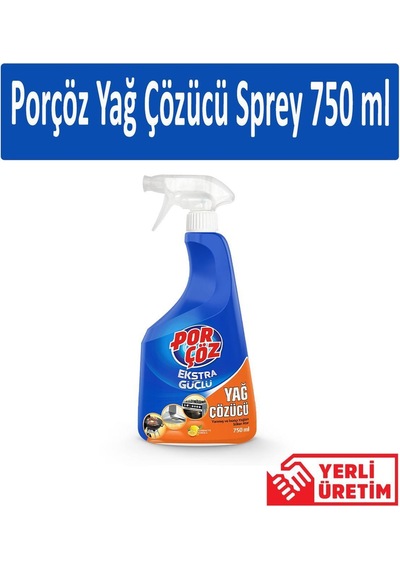 Porçöz Yağ Çözücü Sprey 4 x 750 ML