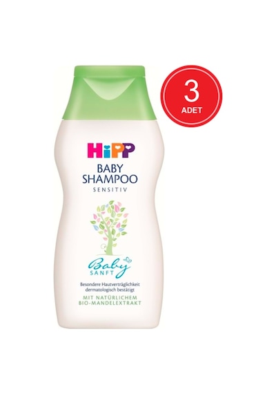 Hipp Babysanft Bebek Şampuanı 3 x 200 ML