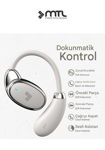 Ows Sporcu Kablosuz Bluetooth Kulaklık Ultra Lüks Konforlu Air Conduction Tipi Mt948