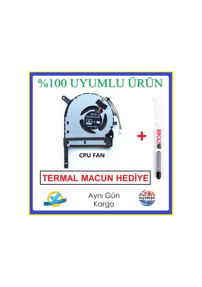 Asus Uyumlu Tuf Fx705G Fan Cpu İşlemci Fanı