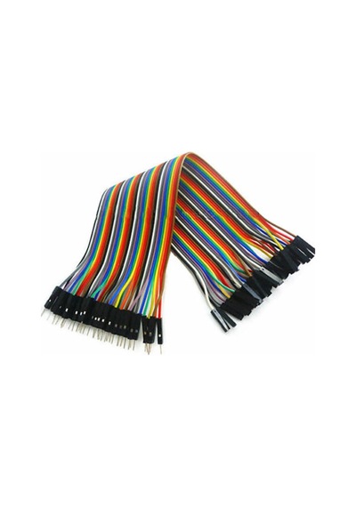 20cm 40 Pin Erkek Dişi Dupont Kablo Ayrılabilir 2.54mm 10 Renk Breadboard Atlama Kablosu Jumper