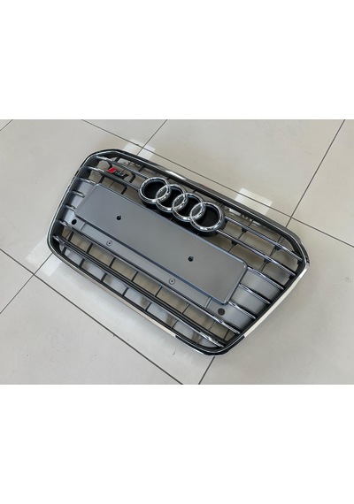 Audi A6 S6 Ön Panjur Gri Renk 2012-2014 Makyajsız Kasa Uyumlu