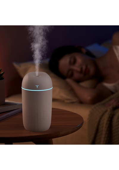 Mini Hava Nemlendirici Aroma Difüzörü 7 Renkli Led - Usb'li Sürekli Ve Aralıklı Buhar Özellikli