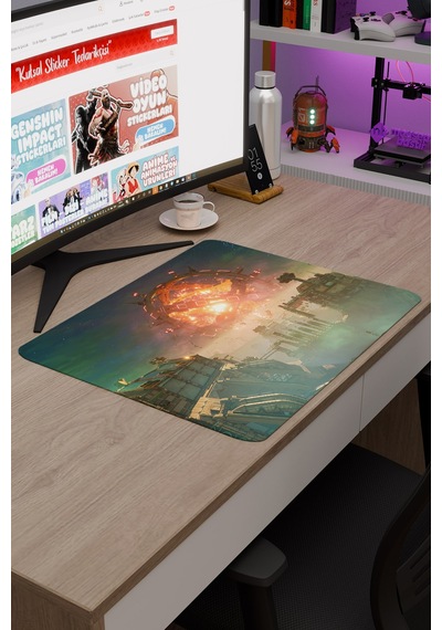 Split Fiction Kaymaz Dikişli Kauçuk Oyuncu Mousepad V2 - 48x40 Xl Gaming Mouse Pad Fare Altlığı
