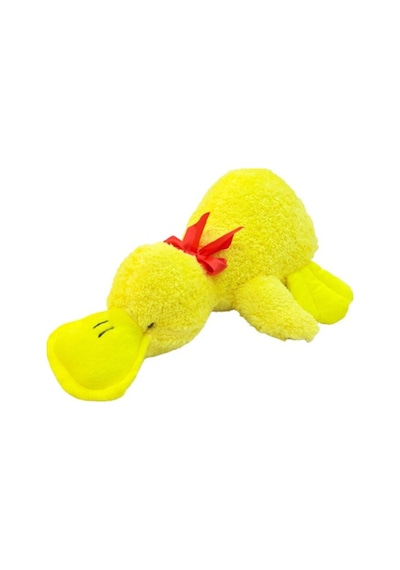 Oyuncak Sarı Yatan Ördek 40 Cm Sarı