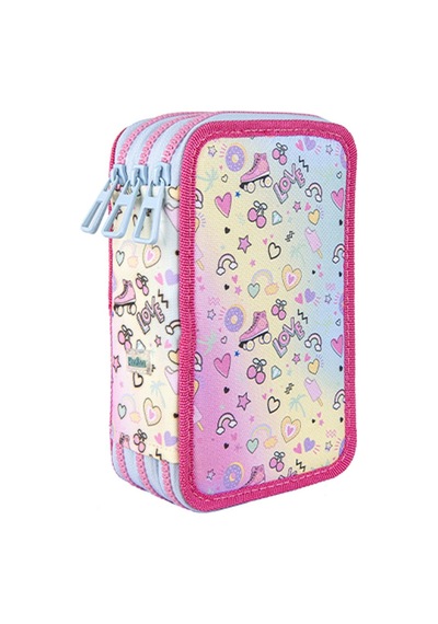 Hoalaa Love 3 Katlı Dolu Kalem Çantası P-210133