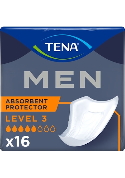 Tena Men Level-3 Erkek 5 Damla Mesane Pedi 16 Adet