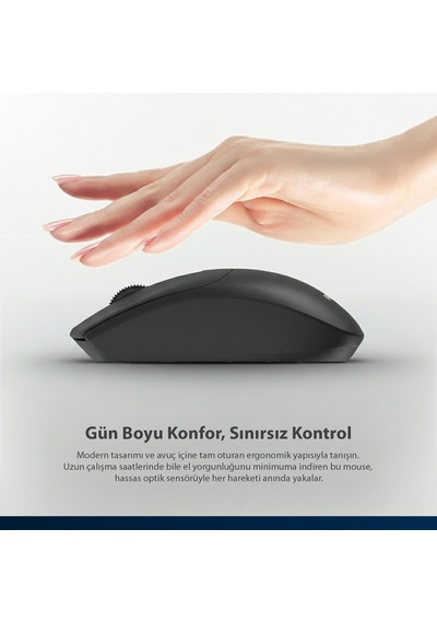 Philips SPK7398 Kablosuz 1600 DPI 3 Tuşlu Optik Sessiz Mouse