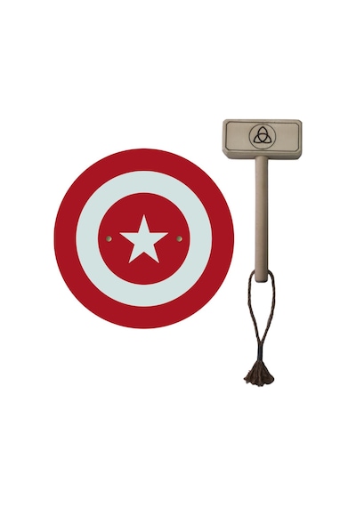 Ahşap Kaptan Türkiye Kalkanı ve Ahşap Tor Thor  Çekici