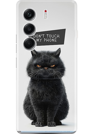 Tecno Camon 40 Pro Kılıf Boutique Baskılı Resimli Don't Touch Cat Pcode -011