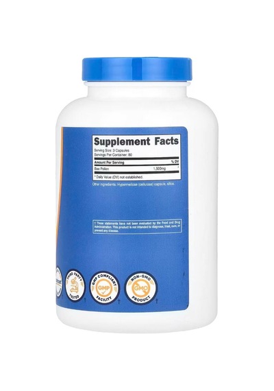 Nutricost Bee Pollen 1500 Mg 240 Kapsül - Dmm00098