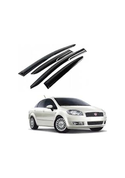 Fiat Linea Cam Rüzgarlığı Mugen 4 Lü Set Ön Arka