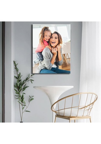 Premium Kişiye Özel Metal Poster Tablo Full Hd Kalite Baskı 30x30 Cm Çok Renkli