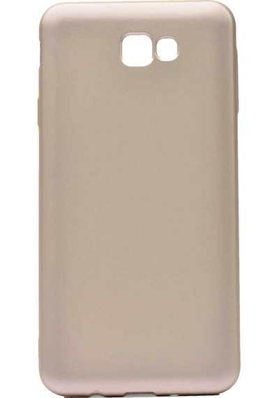 Galaxy J7 Prime Kılıf Zore Premier Silikon Kapak Gold