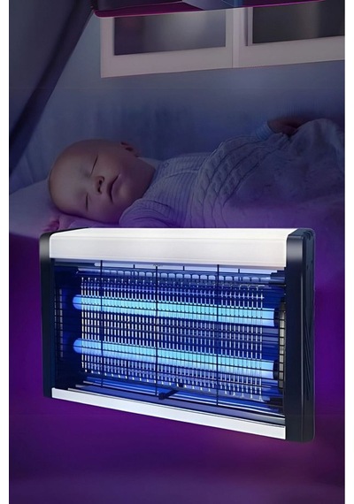 4w Elektrikli Uv Mor Mavi Işıklı Sessiz Sinek Kovucu Sivrisinek Öldürücü Lamba Kapan Cihaz