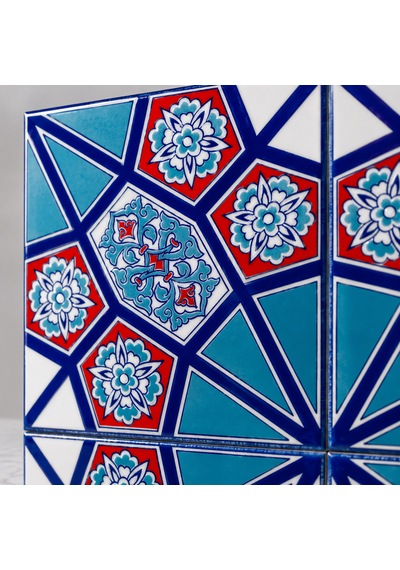 Armada Çini 20x20 Cm Ac 3 Geometrik Desen Çini Karo