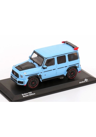 1:43 Ölçek Solido 2021 Mercedes Benz Brabus 900 - G63 Diecast Metal Minyatür Model Araba 10cm