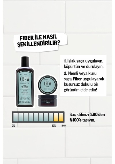 Crew Fıber Shampoo 250ml & Fıber 50g Diğer