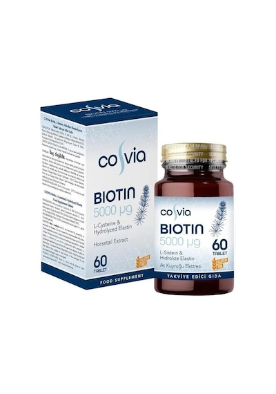 Cosvia Biotin 5000 Mcg 60 Tablet