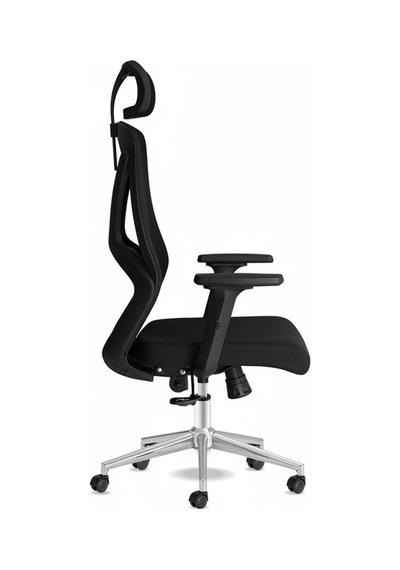 Upstyle Meltem Başlıklı Kumaş Ergonomik Çalışma Koltuğu Siyah 66 125 65 Cm