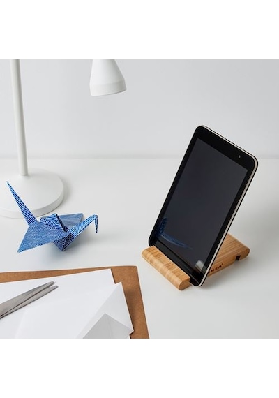 Telefon/Tablet Standı, Bambu MeridyenDukkan Pratik Kullanım Özell