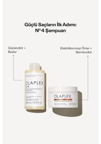 Olaplex Rich Hydration Mask - Orta, Kalın Telli Ve Kuru Saçlar İçin Yoğun Nemlendirici Maske