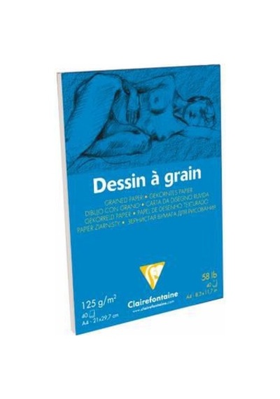 Clairefontaine Defter Dessin a grain Çizgisiz 125 gr 40 YP A4